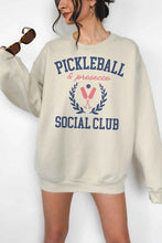 Load image into Gallery viewer, PICKLEBALL AND PROSECCO OVERSIZED SWEATSHIRT