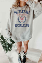 Load image into Gallery viewer, PICKLEBALL AND PROSECCO OVERSIZED SWEATSHIRT