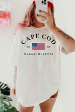 Load image into Gallery viewer, CAPE COD MASSACHUSETTES OVERSIZED GRAPHIC TEE