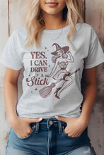 Load image into Gallery viewer, Yes I Can Drive a Stick, Halloween Graphic Tee