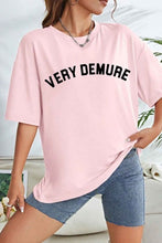 Load image into Gallery viewer, VERY DEMURE OVERSIZED GRAPHIC TEE