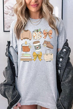 Load image into Gallery viewer, Fall Girly Doodle Graphic Tee