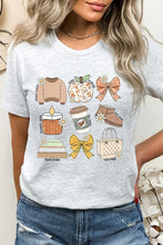 Load image into Gallery viewer, Fall Girly Doodle Graphic Tee