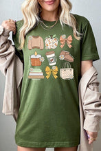 Load image into Gallery viewer, Fall Girly Doodle Graphic Tee