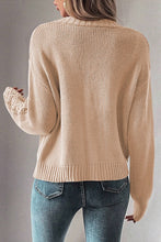 Load image into Gallery viewer, Hollow Knit Drop Shoulder Cardigan