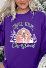 Load image into Gallery viewer, Small Town Christmas Graphic Fleece Sweatshirts