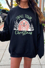 Load image into Gallery viewer, Small Town Christmas Graphic Fleece Sweatshirts