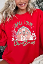 Load image into Gallery viewer, Small Town Christmas Graphic Fleece Sweatshirts