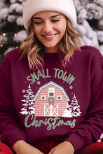 Load image into Gallery viewer, Small Town Christmas Graphic Fleece Sweatshirts