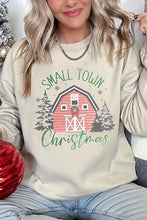 Load image into Gallery viewer, Small Town Christmas Graphic Fleece Sweatshirts