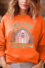 Load image into Gallery viewer, Small Town Christmas Graphic Fleece Sweatshirts