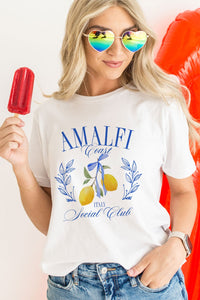 Amalfi Coast , UNISEX Round Neck Tee