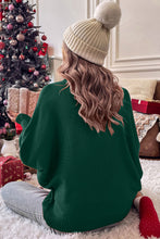 Load image into Gallery viewer, Double Take Full Size Merry Christmas Turtleneck Long Sleeve Sweater