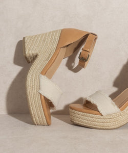 OASIS SOCIETY Riley   Espadrille Platform Sandal